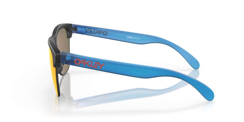 Oakley Prescription Sunglasses Your Best Choose - Matte Black Ink Frame  Frogskins™ Lite Maverick Vinales Signature Series Regular - High Bridge Fit